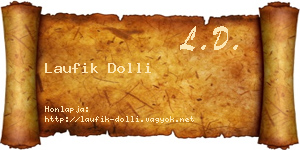 Laufik Dolli névjegykártya